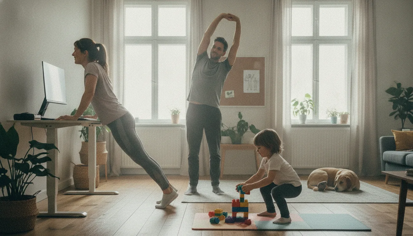 Pequeños ejercicios durante el día: beneficios y consejos