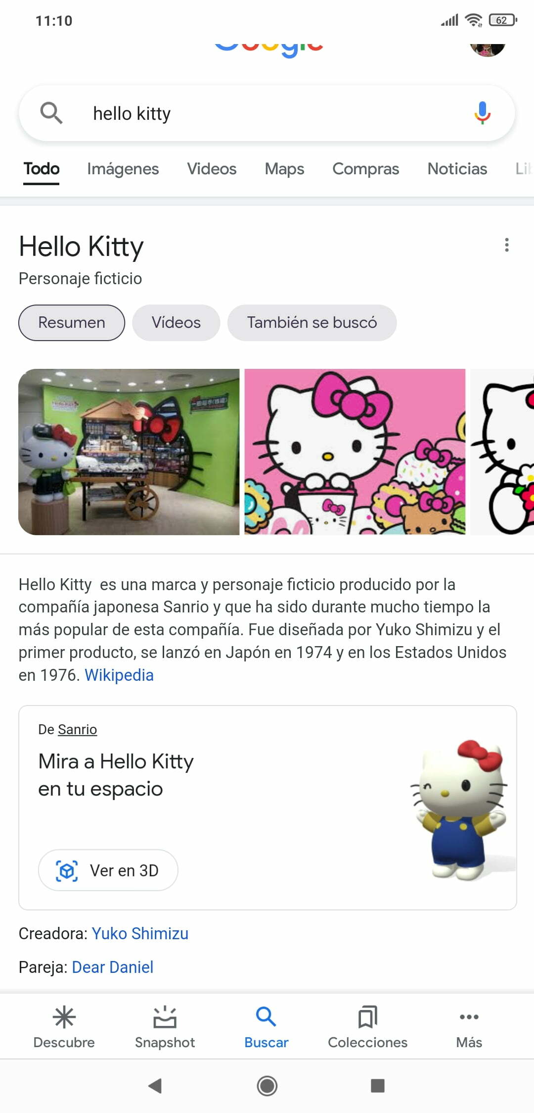 Realidad aumentada de Google