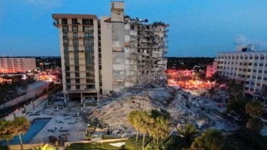 Derrumbe en edificio en Miami