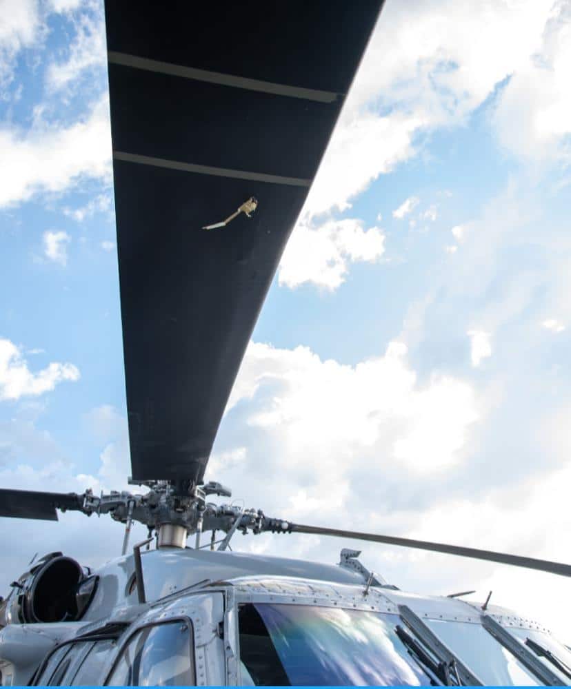 Atacan helic&oacute;ptero