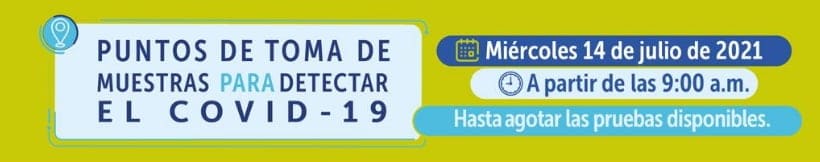 pruebas gratis de COVID-19 