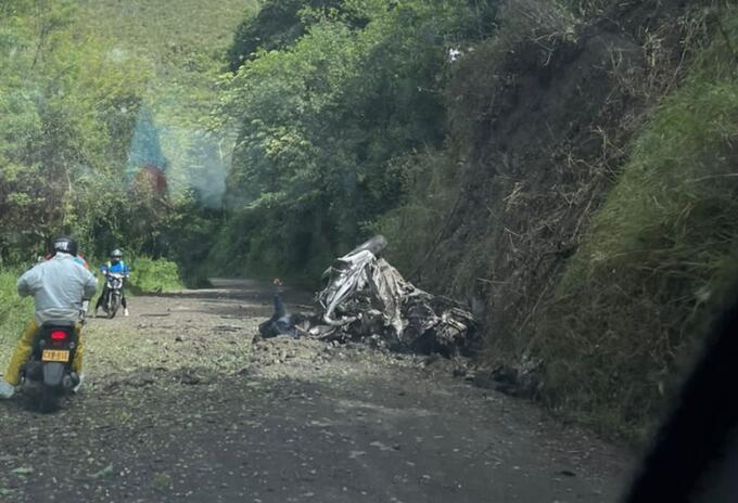 Dos policías muertos deja atentado contra patrulla en Frontino, Antioquia