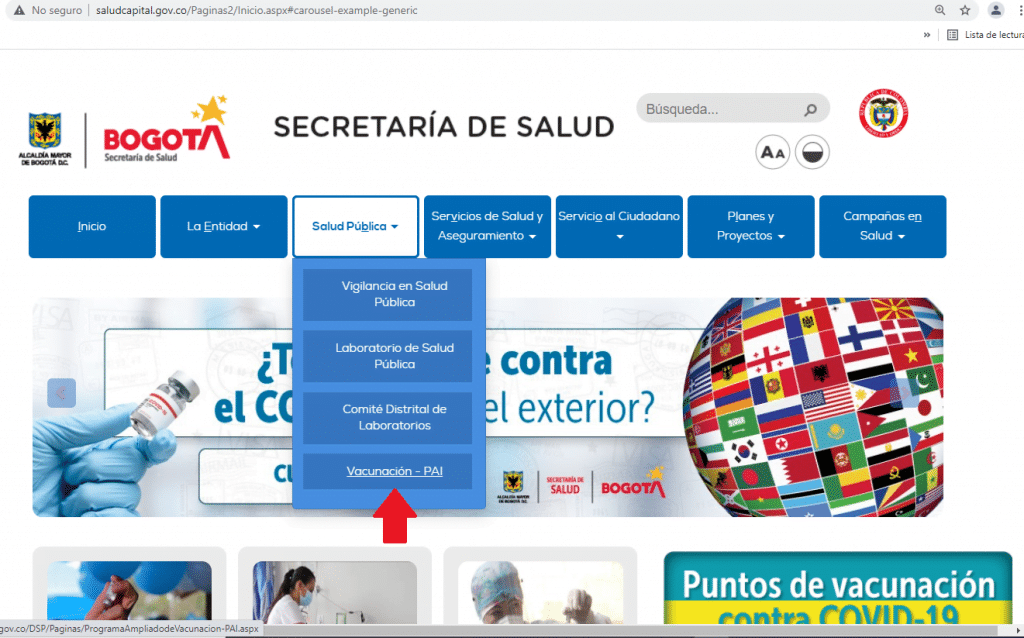 carnet de vacunaci&oacute;n contra COVID-19