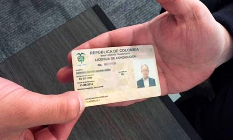 Licencia de conducción en Colombia / duplicado de la licencia de conducción