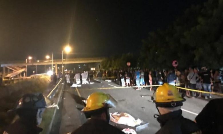 accidente en el que murieron 6 j&oacute;venes