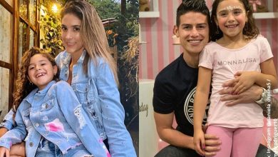 Salome, la hija de James Rodr&iacute;guez y Daniela Ospina