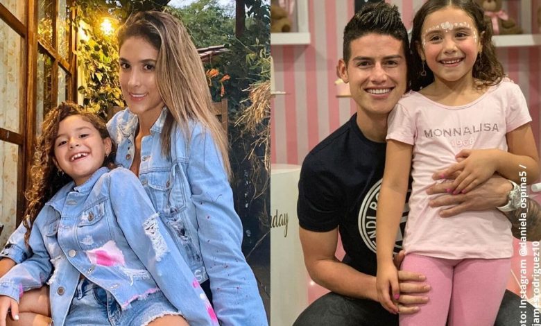 Salome, la hija de James Rodr&iacute;guez y Daniela Ospina