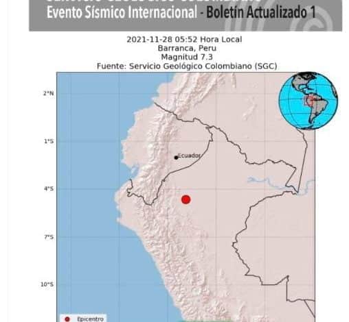 Fuerte temblor en Per&uacute;