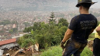 deslizamiento en medell&iacute;n