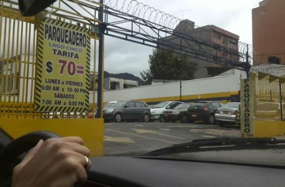 tarifas de los parqueaderos