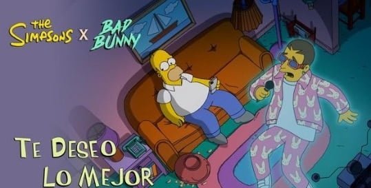 Bad Bunny en Los Simpsons 