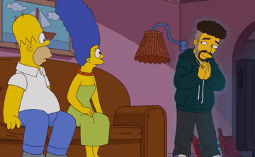 Bad Bunny en Los Simpsons