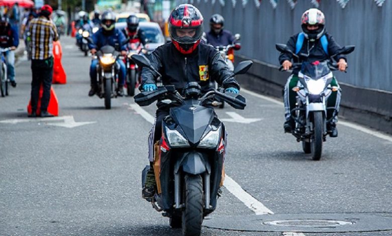 motos en carretera / protestas de motociclistas