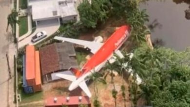 Avi&oacute;n de Avianca termin&oacute; parqueado en el patio de una casa