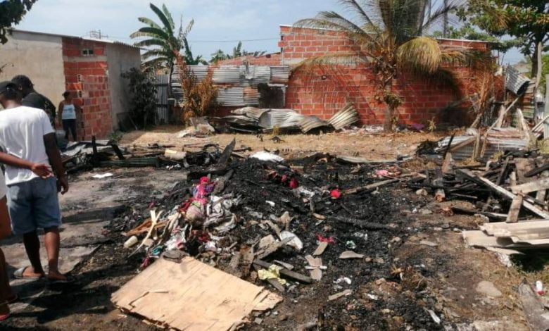 quem&oacute; la casa