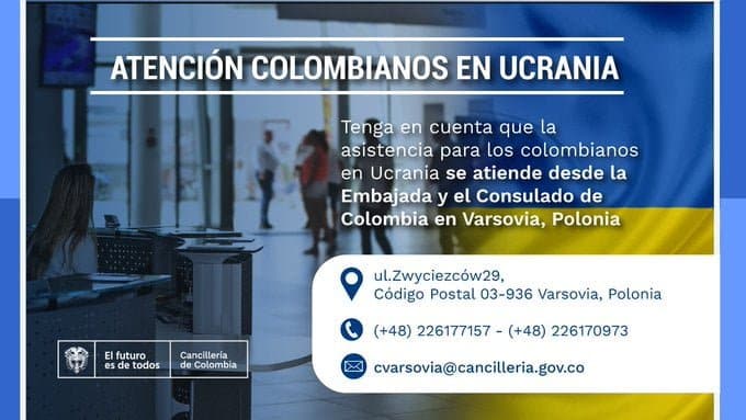 colombianos en Ucrania