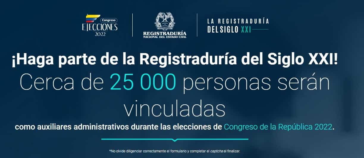 convocatoria de la registradur&iacute;a