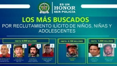 m&aacute;s buscados del Eln