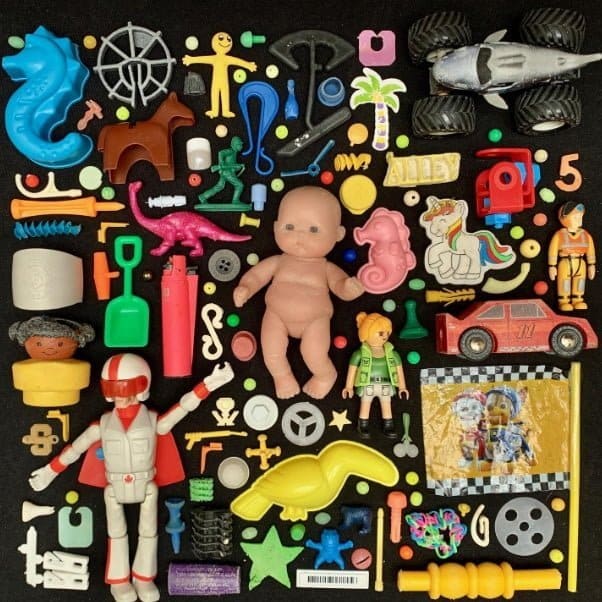 piezas Lego que cayeron al mar