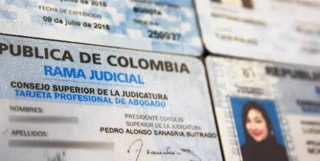 tarjeta Profesional en Colombia