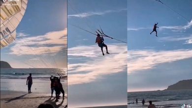Turista cae al vac&iacute;o al romperse el arn&eacute;s de su parapente&nbsp;