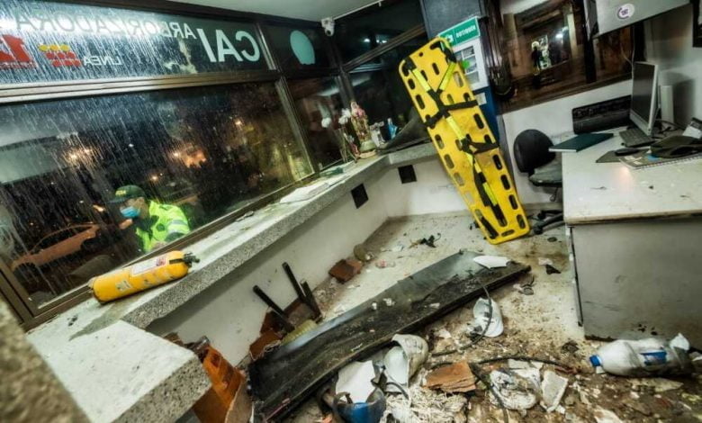 atentado a un CAI en Ciudad Bolívar