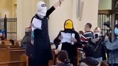 encapuchados iglesia bogota