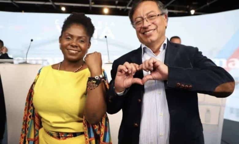 Gustavo Petro y Francia M&aacute;rquez / presidente y la vicepresidente