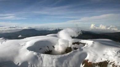 volcán Nevado del Ruiz / Nevado del Ruiz / actividad sísmica en el Nevado del Ruiz