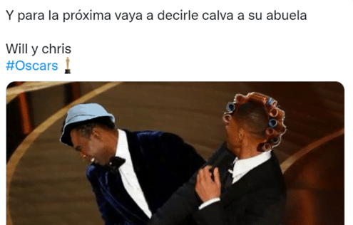 Los memes que dej&oacute; el golpe de Will Smith a Chris Rock en los &Oacute;scar
