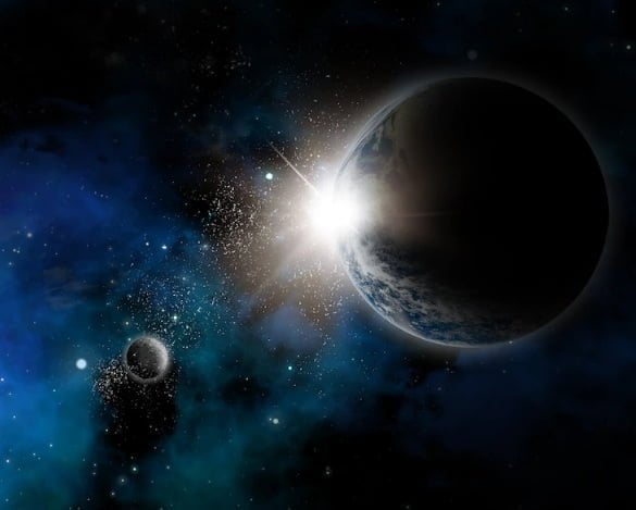 alineación de los planetas | fin del mundo | efecto perspectiva