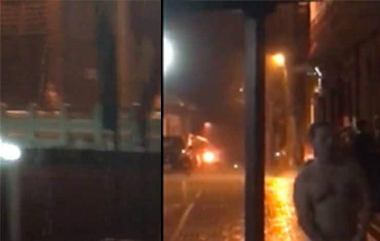 extranjero se pase&oacute; sin ropa por el parque principal de Jeric&oacute;