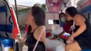 mujer clave celular accidente cali