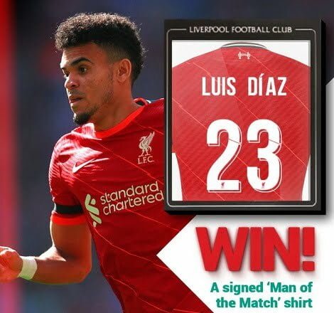 camiseta de Luis D&iacute;az