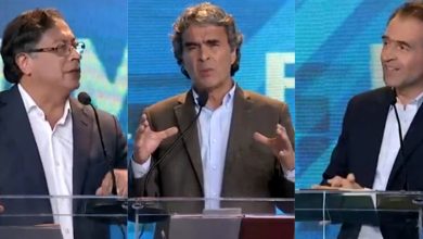 candidatos en el debate definitivo