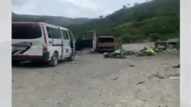 Caravana de la Policía y el Ejército fue atacada con disparos en la vía Urabá