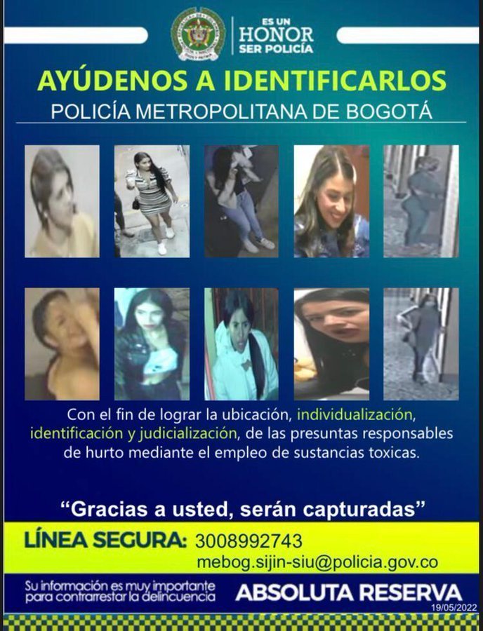 cartel de las mujeres m&aacute;s buscadas