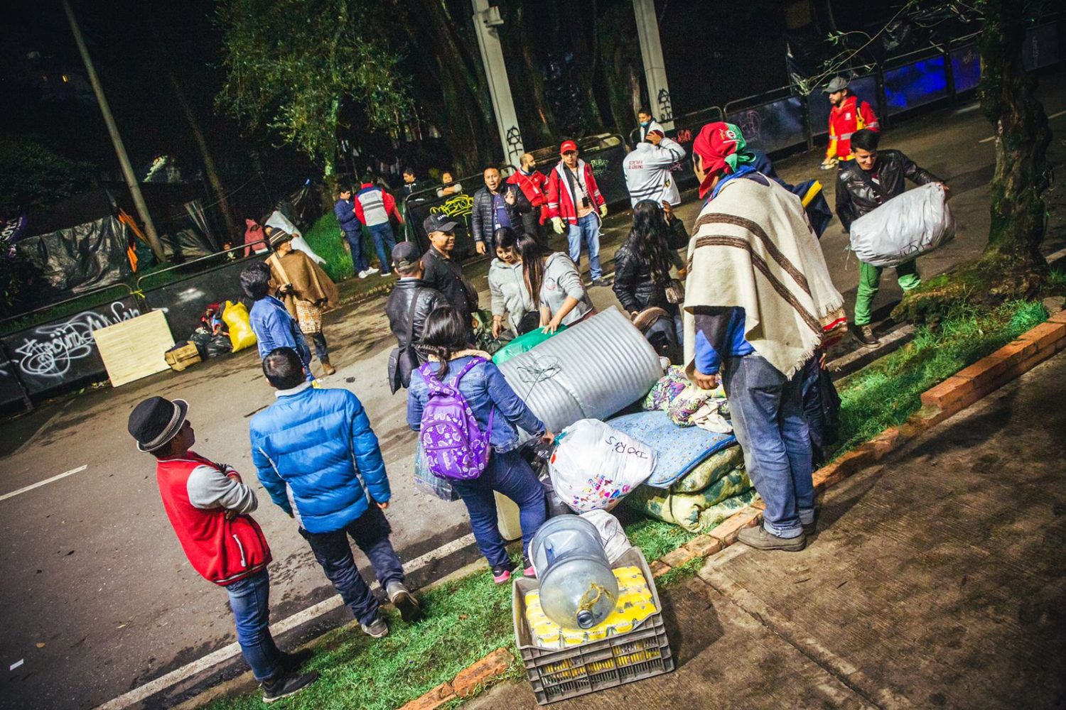 ind&iacute;genas fueron trasladados del parque Nacional