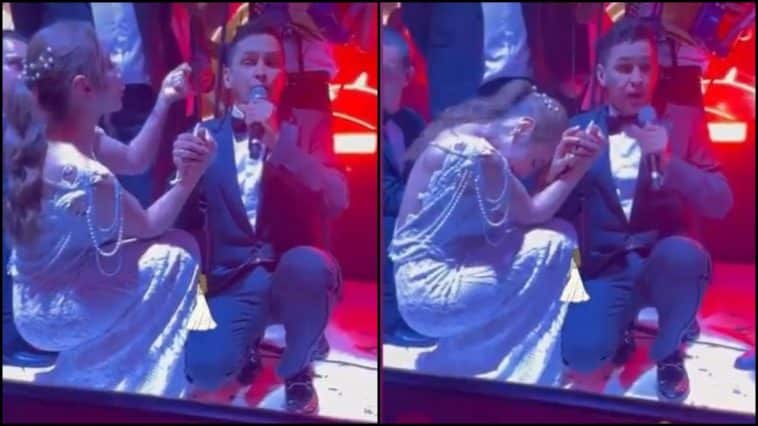Video: Paola Jara termin&oacute; borracha y llorando de rodillas en su matrimonio con Jessi Uribe