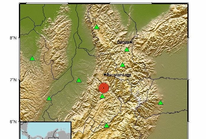 Fuerte temblor se sinti&oacute; en Colombia en la noche de este domingo