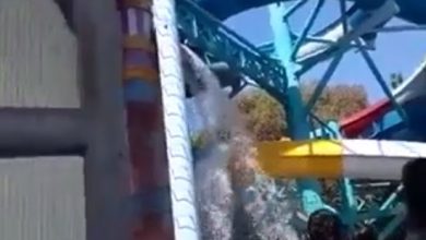 tobog&aacute;n de parque acu&aacute;tico