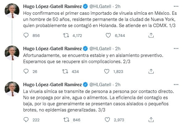 viruela del mono en m&eacute;xico