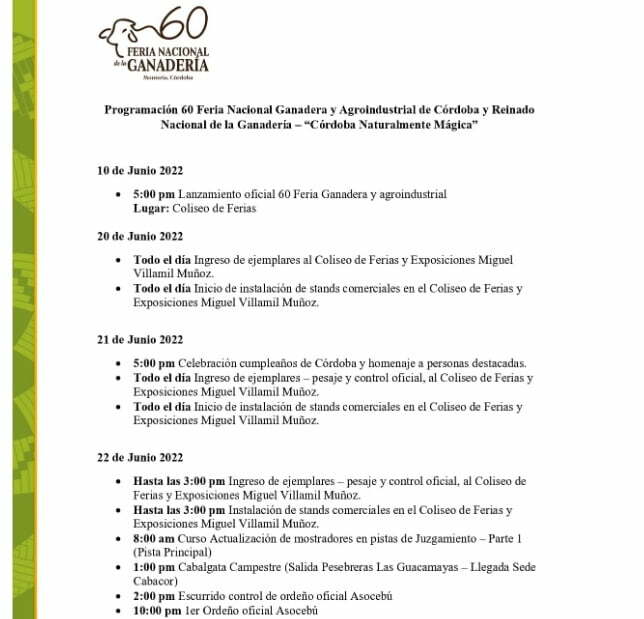 Feria de la ganader&iacute;a