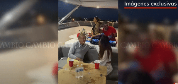 Rodolfo Hern&aacute;ndez en una ex&oacute;tica fiesta en un yate en Miami
