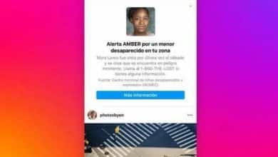 alerta amber en instagram
