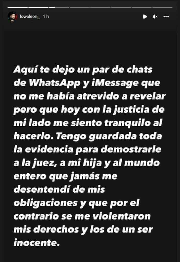 Lowe Le&oacute;n revel&oacute; las conversaciones con Andrea Valdiri&nbsp;