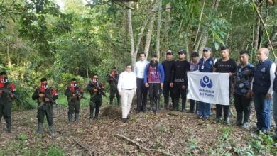 El ELN liber&oacute; a seis miembros de las Fuerzas Militares y la Polic&iacute;a en Arauca