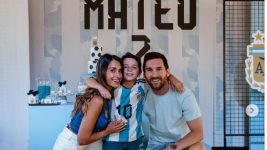 Messi y Antonela