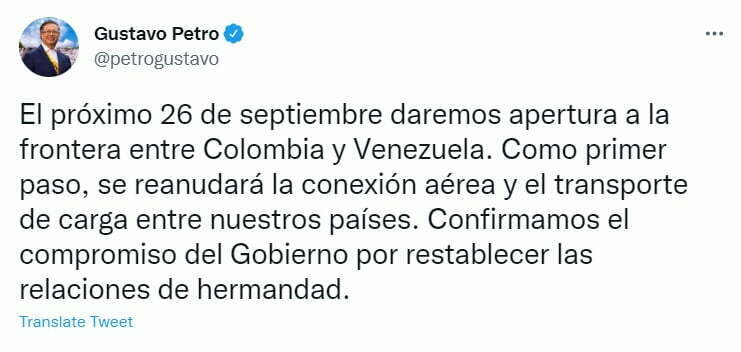 frontera entre Colombia y Venezuela