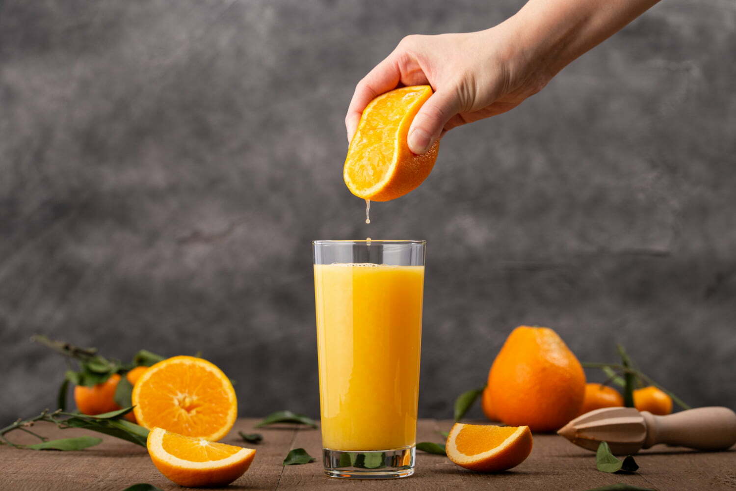jugo de naranja frutas
